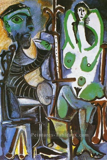 L’artiste et son modèle L artiste et son modèle 5 1963 cubiste Peintures à l'huile